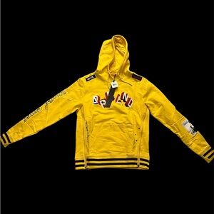 Blvck Scvle Graphic Yellow Hoodie